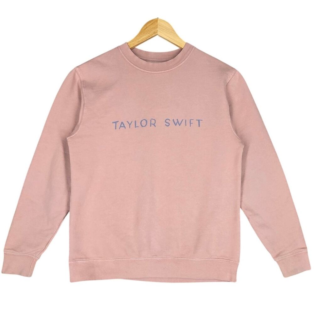 TAYLOR SWIFT 1989 SWEATSHIRT – XS – PINK – OFFICIAL MERCH – 100% COTTON